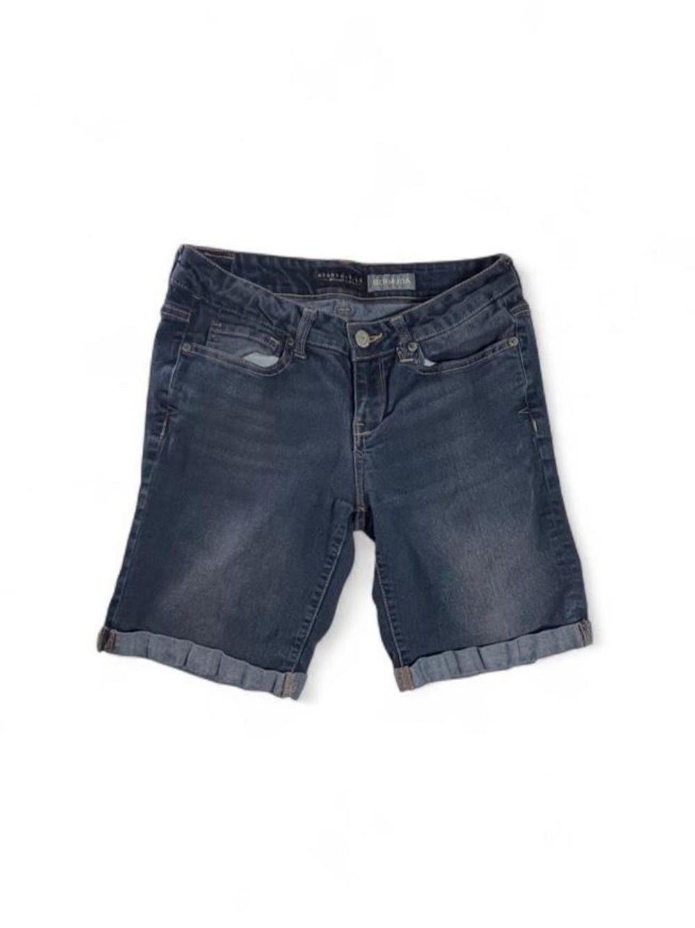 Aeropostale Women’s Dark Blue Denim Bermuda Shorts Size 4